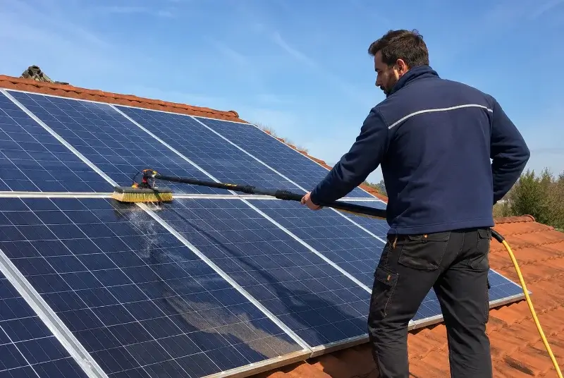 Nettoyage et entretien de panneaux solaires à Bégadan