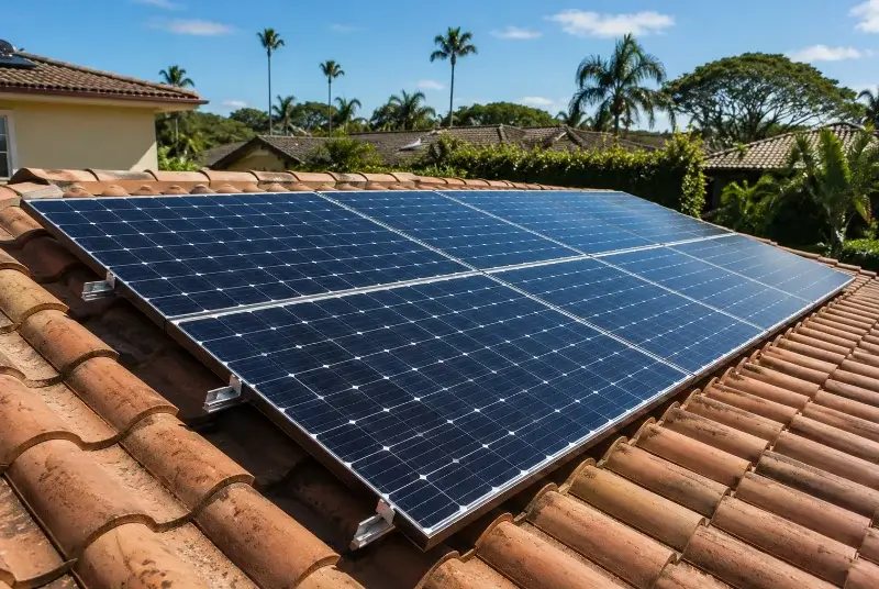 Installation de panneaux solaires à Bégadan